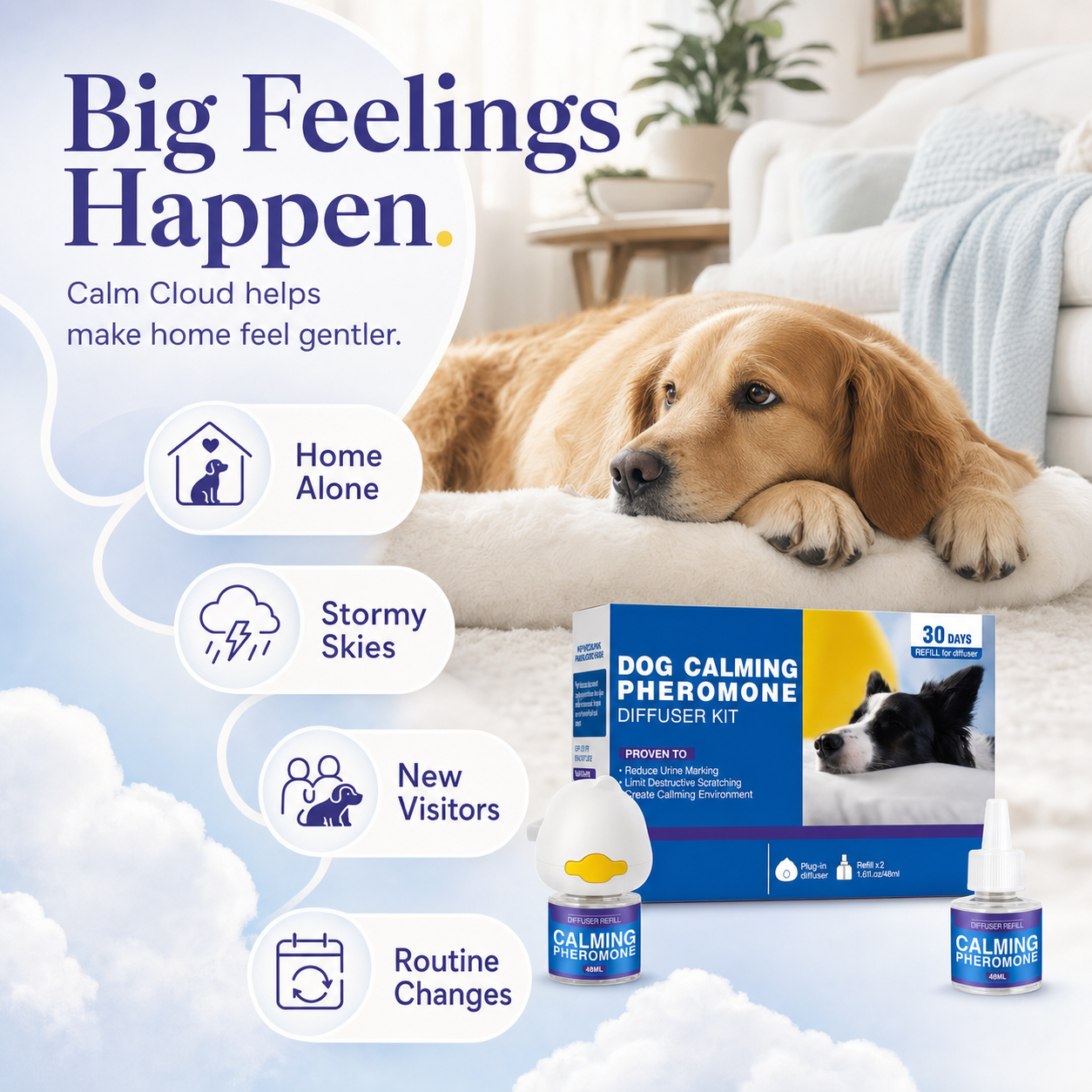 SeraPup Calm Cloud Pheromone Diffuser