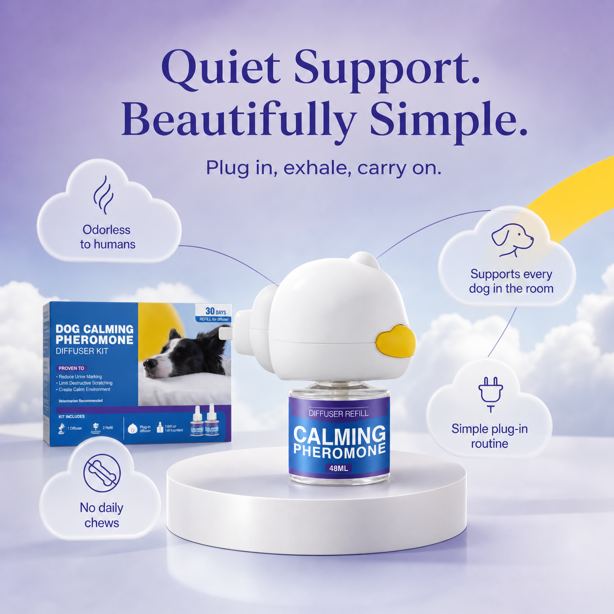 SeraPup Calm Cloud Pheromone Diffuser
