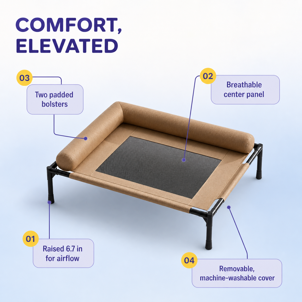 SeraPup Elevated Dog Bed