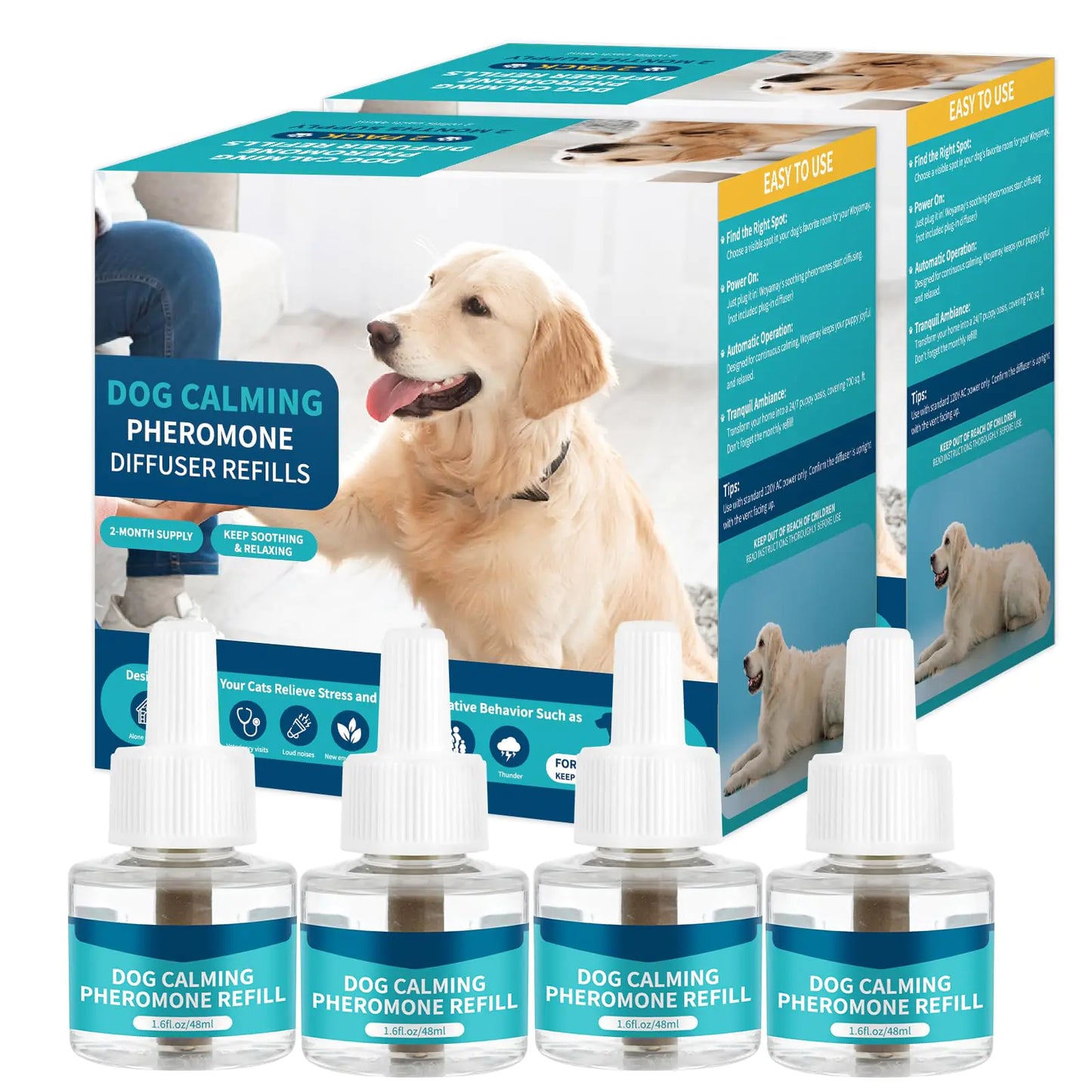 Serapup™ Calming Pheromone Diffuser Refill (4-Pack)
